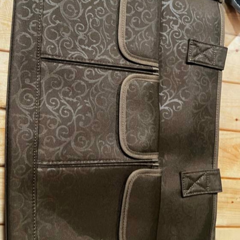 NEW ZERO GRID Trip Travel XL Tote Bag Black & Brown